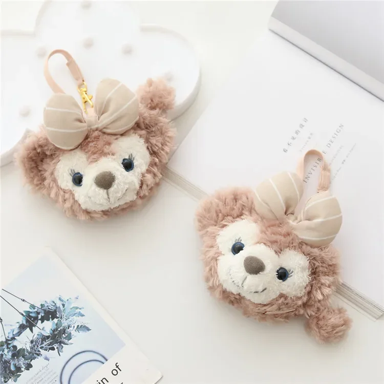 Disney new girl cute cartoon plush backpack Duffy bear Shirley pendant bag plush coin purse bag girl gift