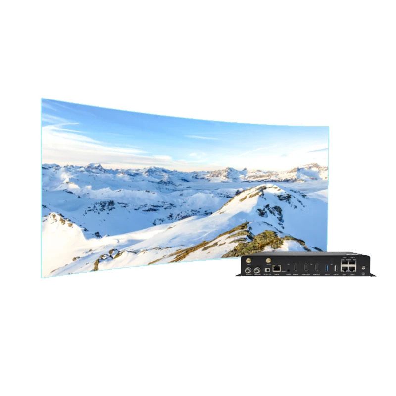 Huidu A5L LED Display Multimedia Player Supports Multichannel Video Playback Window Synchronous Assynchronous Elevators