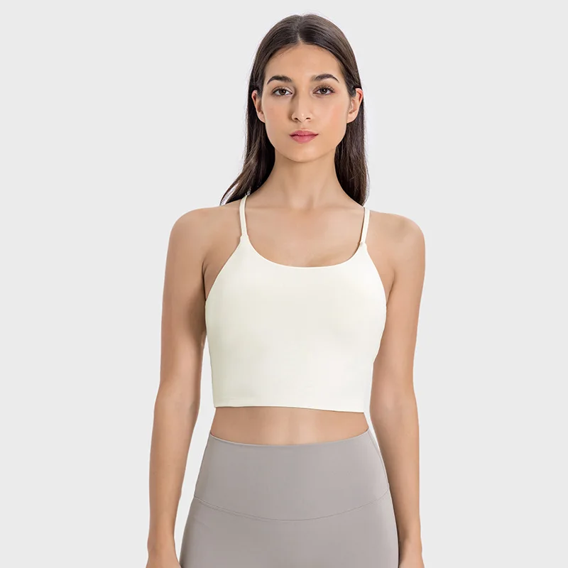 Women Seamless Sports Bra Padded Gym Top Women Sexy Back Yoga Top Female Lingerie Soft Vest Crop Top Fitness Running Workout Top