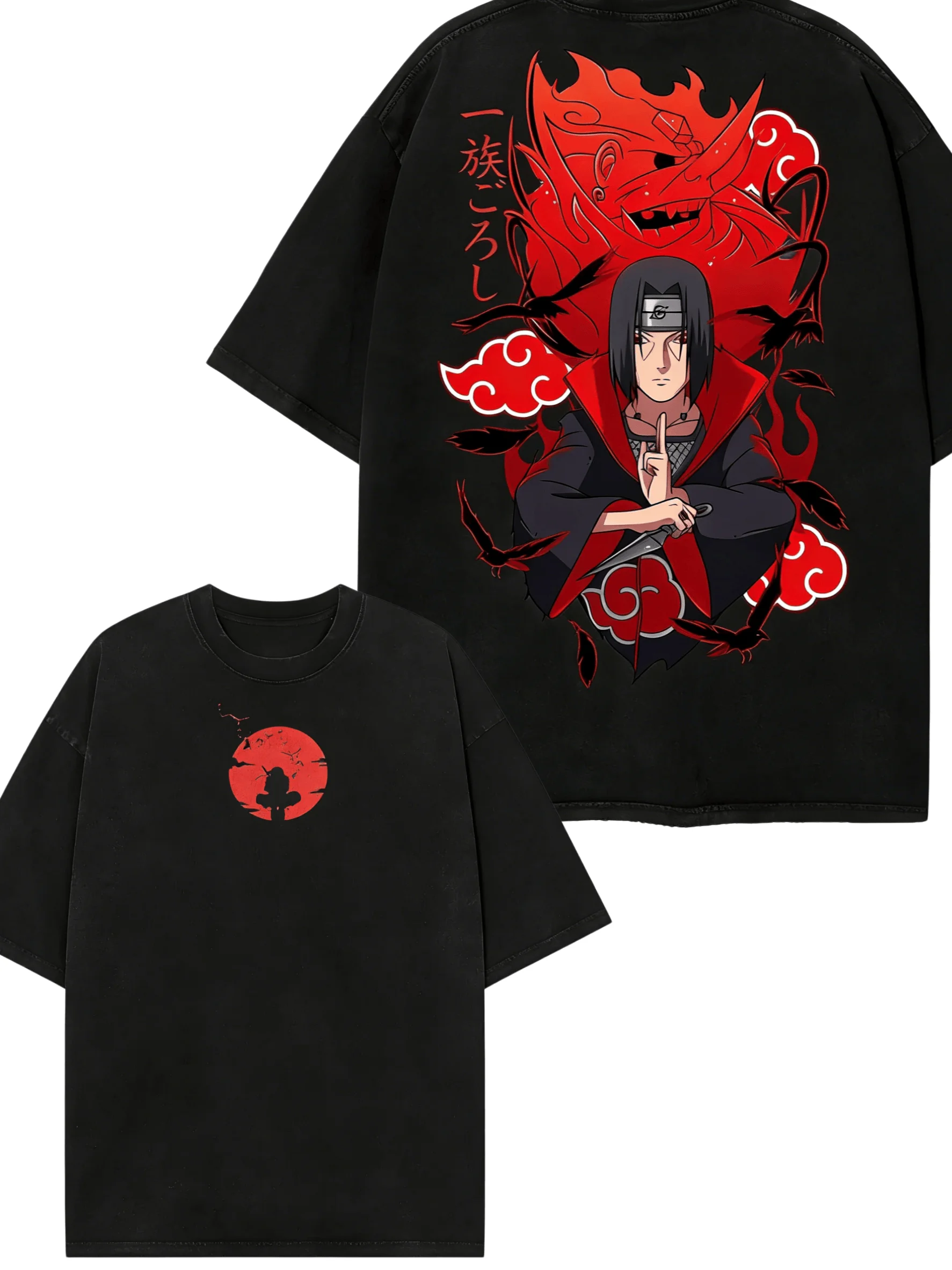 

Футболка оверсайз из хлопка с эффектом потертости в стиле ретро Наруто, летняя мужская новинка 2026 года, модная ретро-футболка оверсайз с эффектом потертости, уличный стиль Y2K