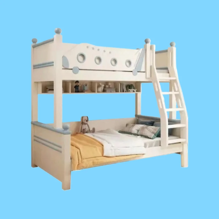 

Детские верхние и нижние двухъярусные кровати Двухслойные кровати Верх и нижние из массива дерева Мальчики Высокие и нижние кровати Двухслойные