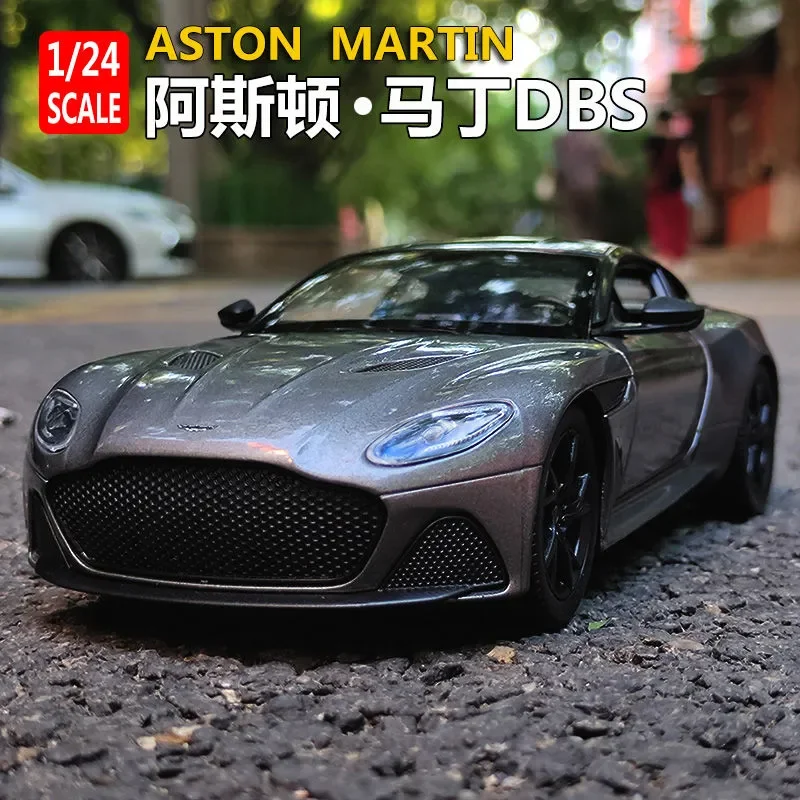 WELLY 1:24 Aston Martin DBS Superleggera Alloy car model crafts Ornaments Collection toy tool gift Diecasting Model Gift B156