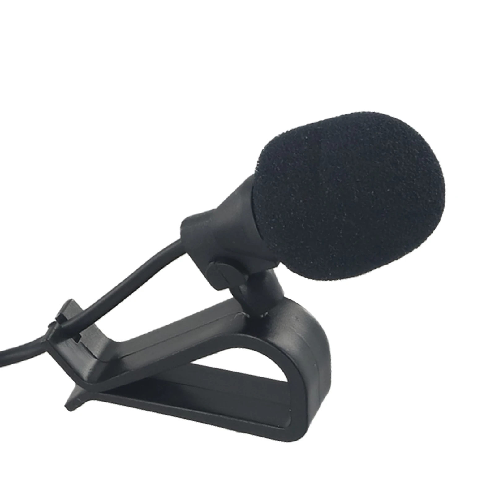 

High Quality Microphone Microphone Hot Latest New Part Replaces Stock Useful Mic 3.5mm Black 1 Pcs Car U Shape