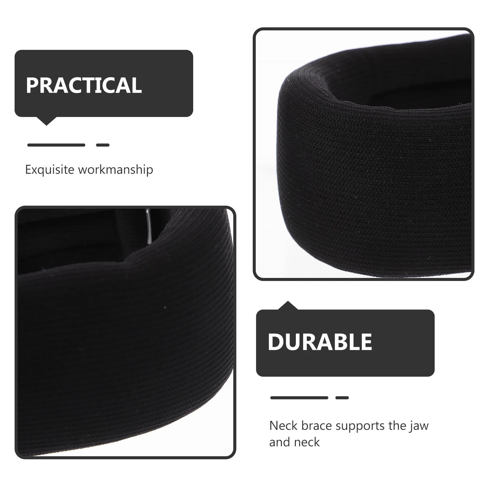 

Neck Gaiter Brace Cervical Soft Collar Women Cotton Support Travel Portable Breathable Comfort Pain Relief Sturdy Lightweight
