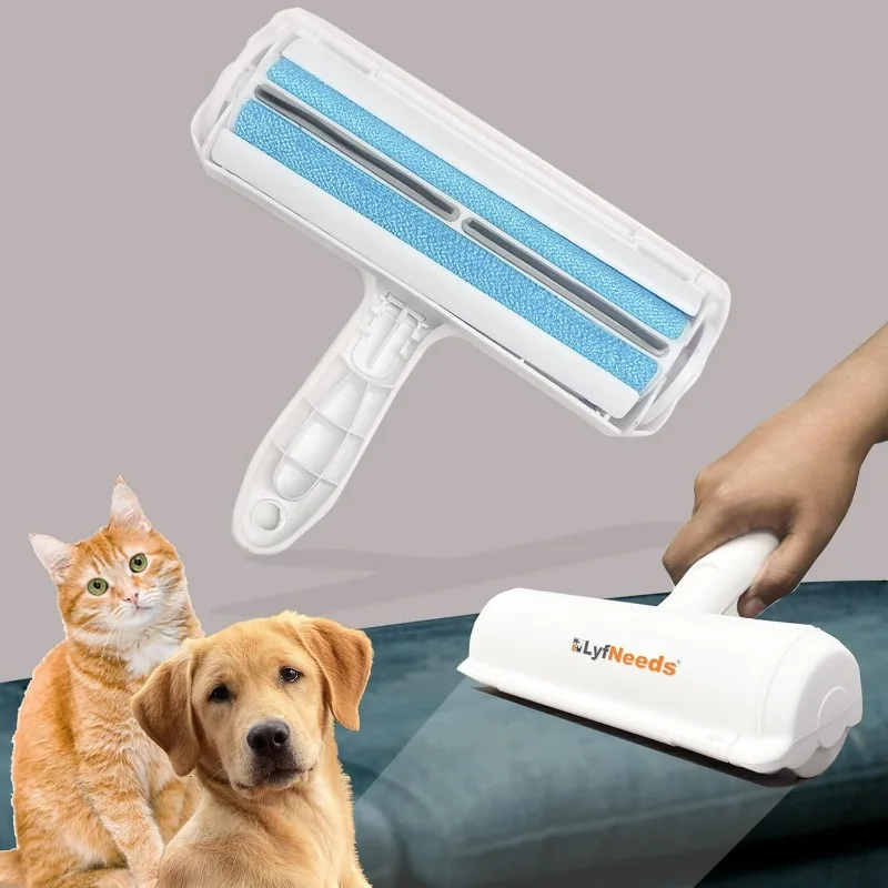Wiederverwendbare Tierhaar-Entfernungsrolle – Hunde- und Katzenhaar-Entferner für Möbel, Sofa, Teppich, Kleidung – Tierhaar-Entfernungswerkzeug