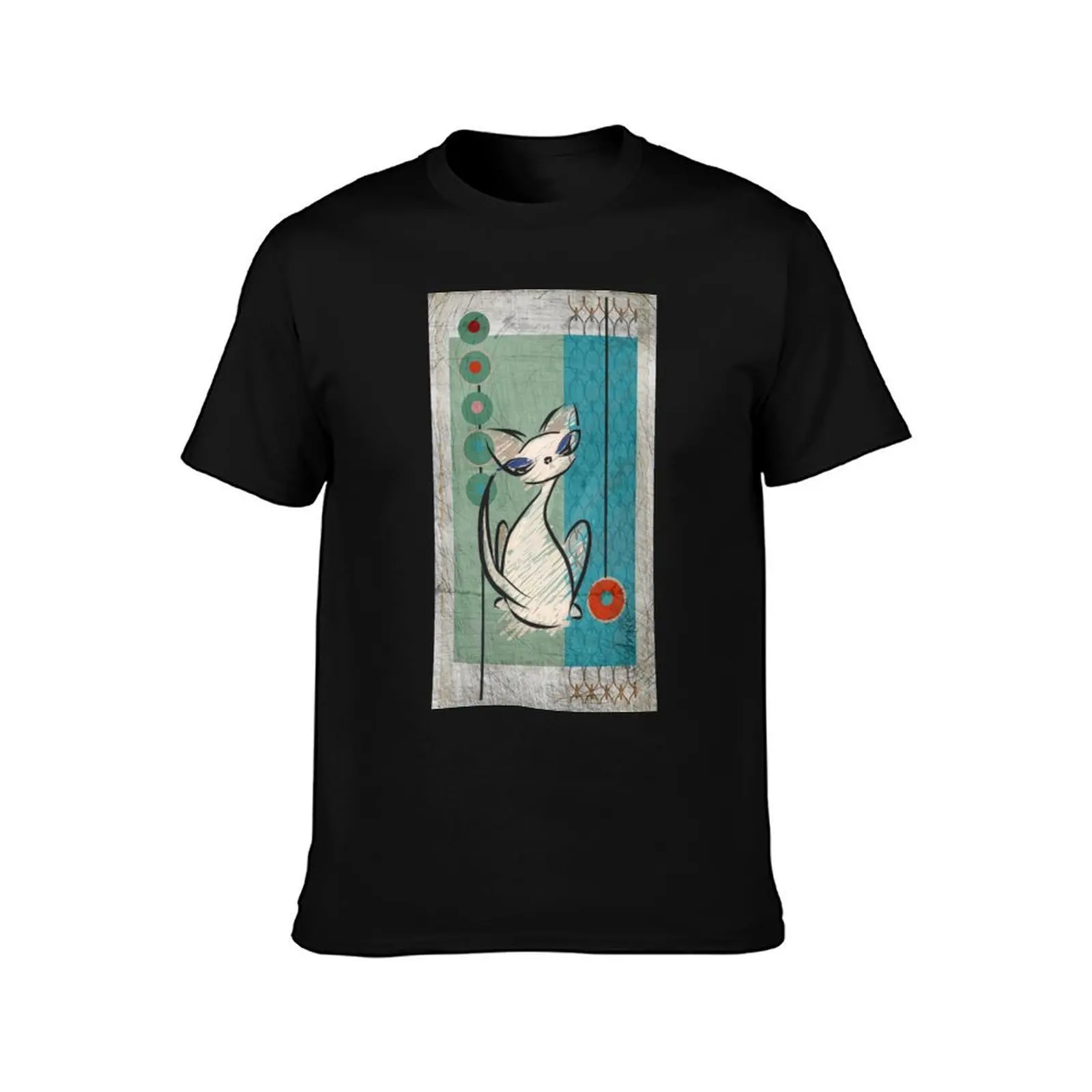 Mid Century Modern: Lil Miss Purrfect T-Shirt Christmas Theme Tee Top