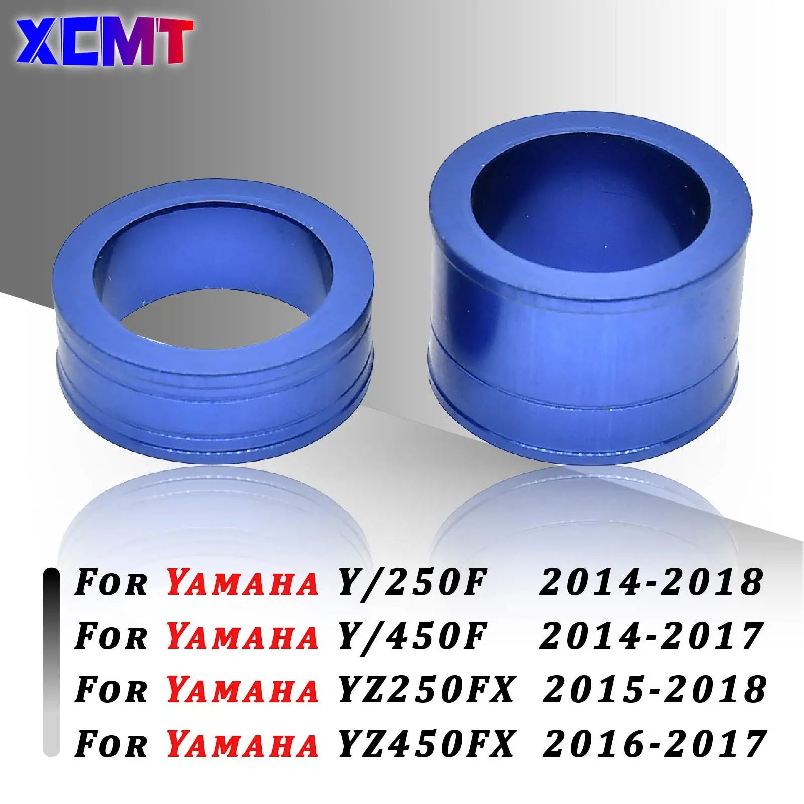 Motorcycle CNC Front Wheel Hub Spacers For YAMAHA YZ250F YZ450F YZ250FX YZ450FX WR250F WR450F YZ WR 250F 450F 250 FX 2014-2020