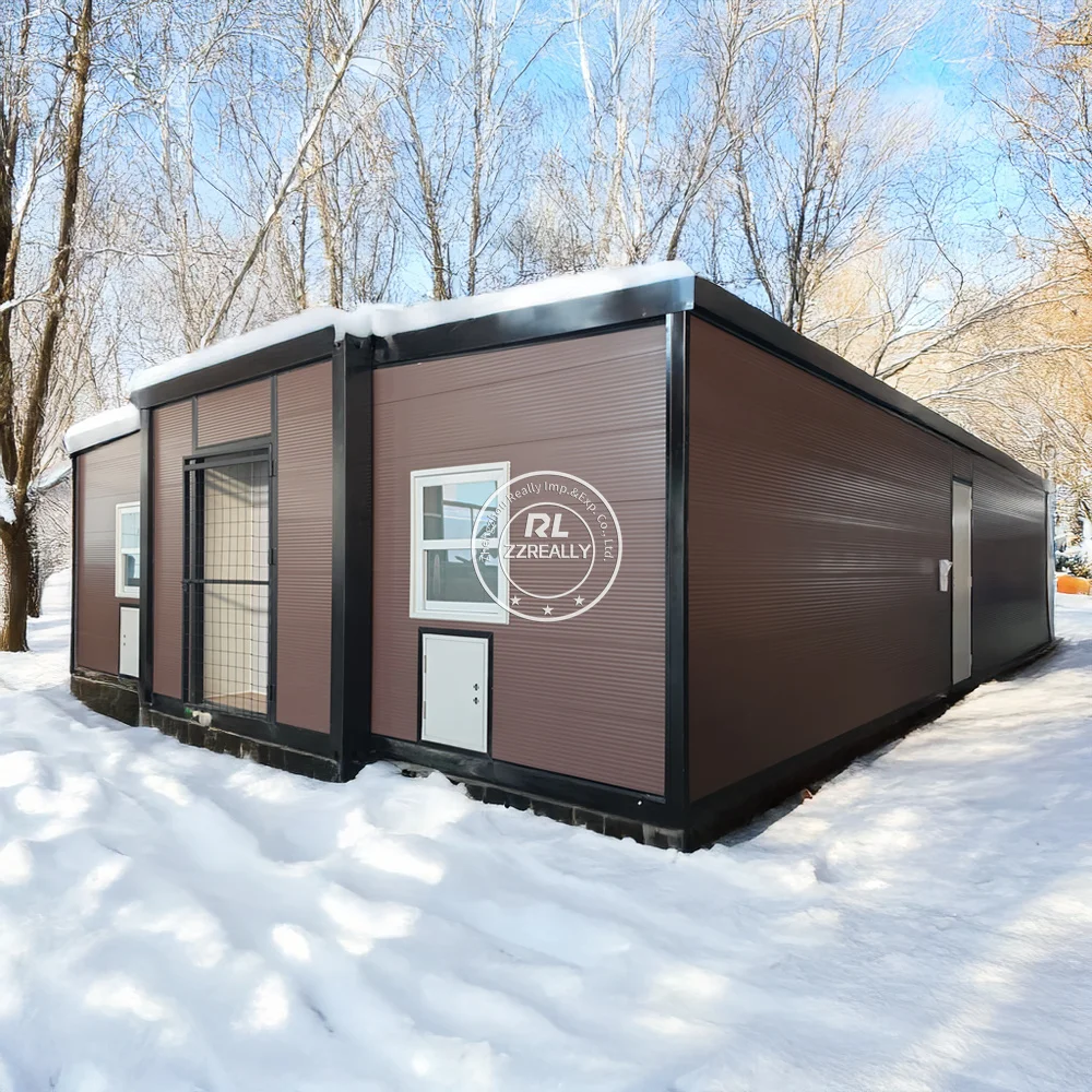 Casa contenedor plegable prefabricada, edificio Modular, casa contenedor de oficina temporal para sitios de construcción