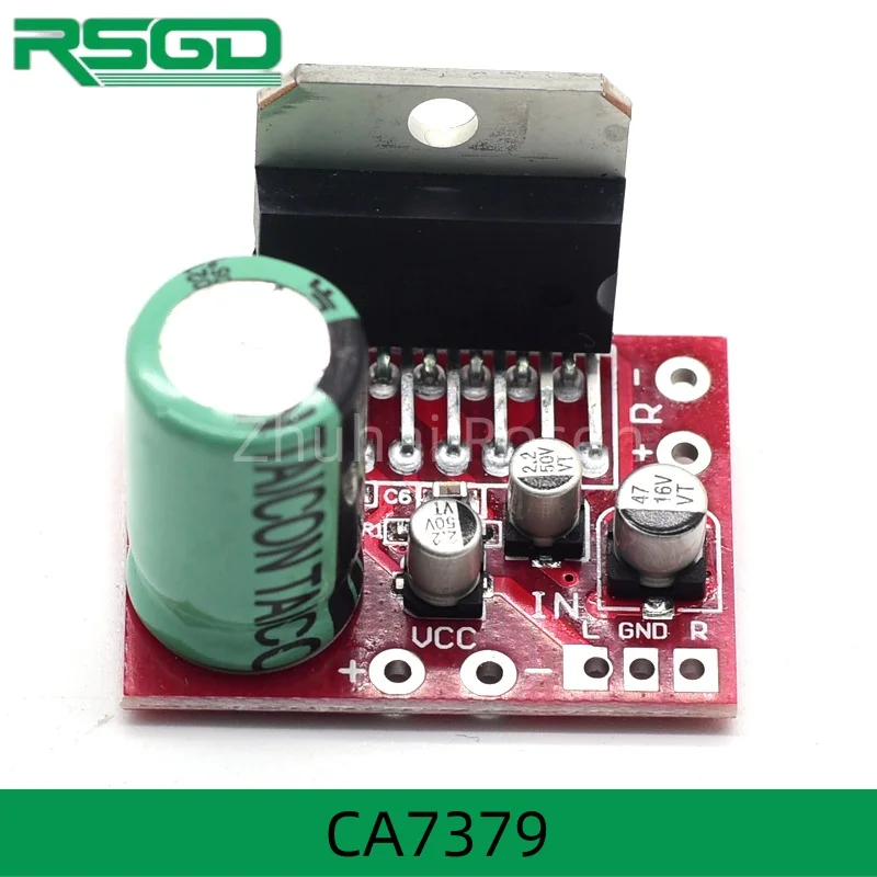 New CA7379 CA7379A TDA7379 Stereo Power Amplifier Module Double Channel DC 18V 76W Amplifiers Audio Board DIY Speaker Retrofit