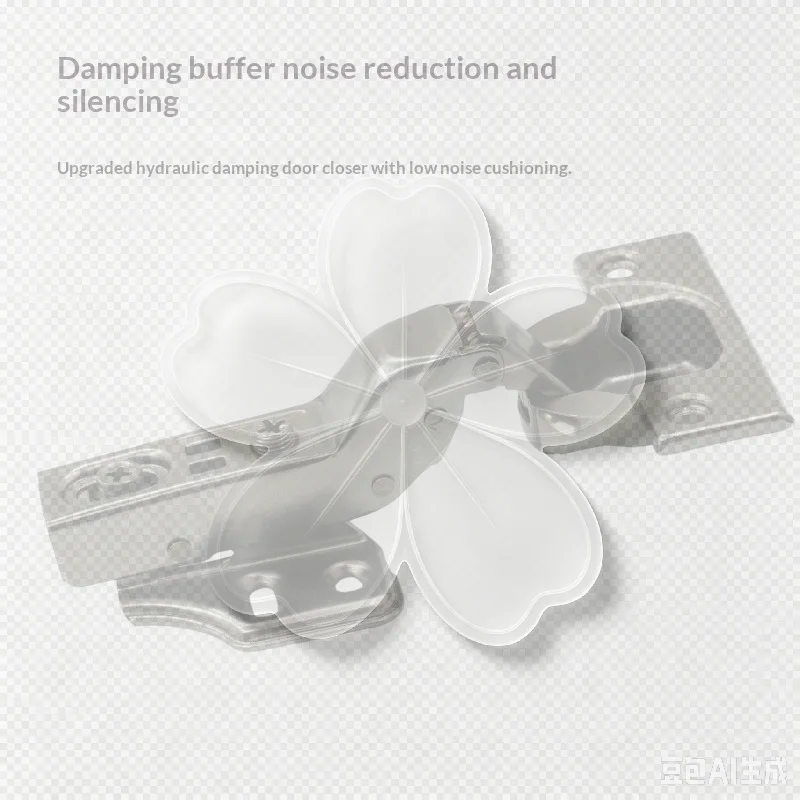 Cabinet Door Hinges Soft Close Hydraulic Damper Cold-Rolled Steel Heavy Duty Easy Install for Bathroom Cabinet Furniture Repair