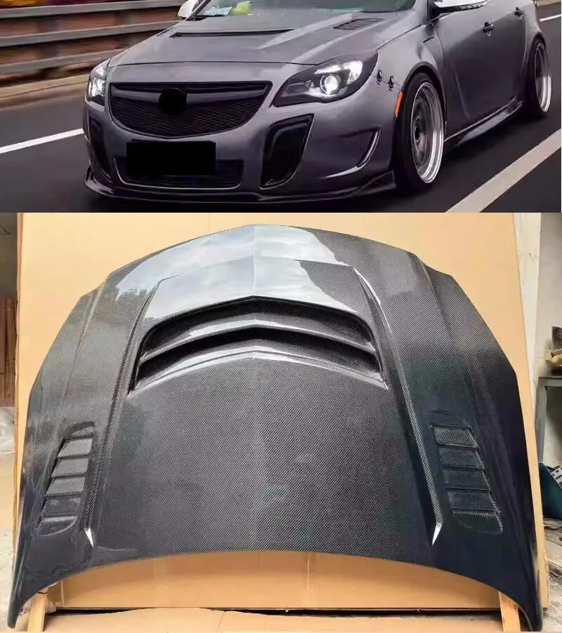 

Крышка двигателя из углеродного волокна для Buick Regal Opel Insignia GS 09-23, модифицированный капот, комплект кузова, автомобильные аксессуары