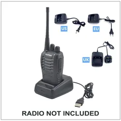 Baofeng US/EU/UK/USB Adapter Charger Two Way Radio Walkie Talkie BF-888s Charge dock For Baofeng 888 Baofeng 888s Accessories