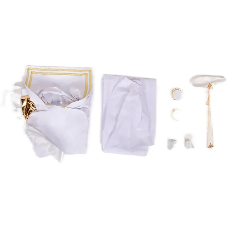 2025 11 애니메이션 선원 의상 츠키노 무운 우사기 흰색 제복 복장 코스프레 가발 할로윈 카니발 파티 퀸 Dr