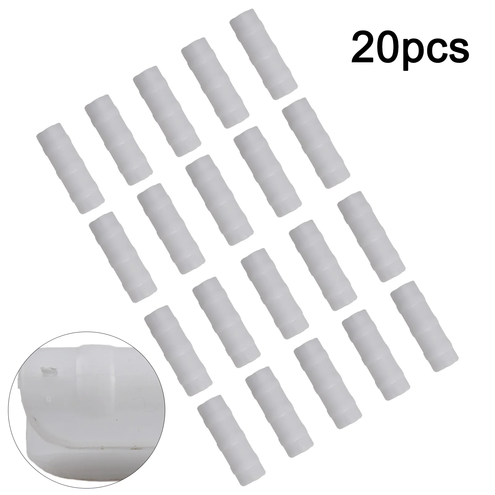 

Tunnel Hoop Clips Pipe Clamps 20PCS Row Cover Temperature Resistant White Anti Rust Greenhouse Shed Film Reliable