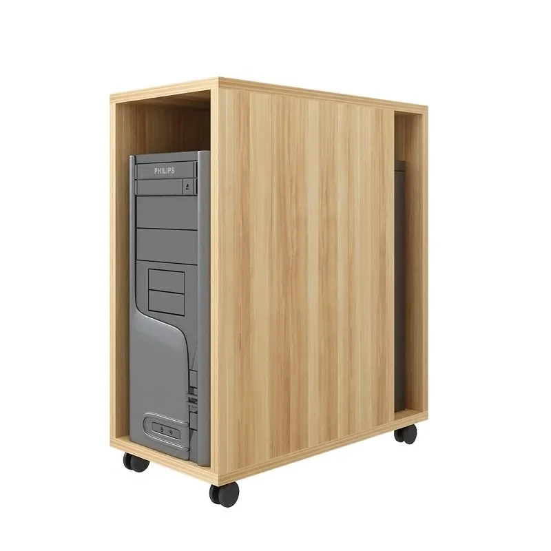 Removable desktop computer host tray tray chassis trailer placement cabinet host cabinet storage rack