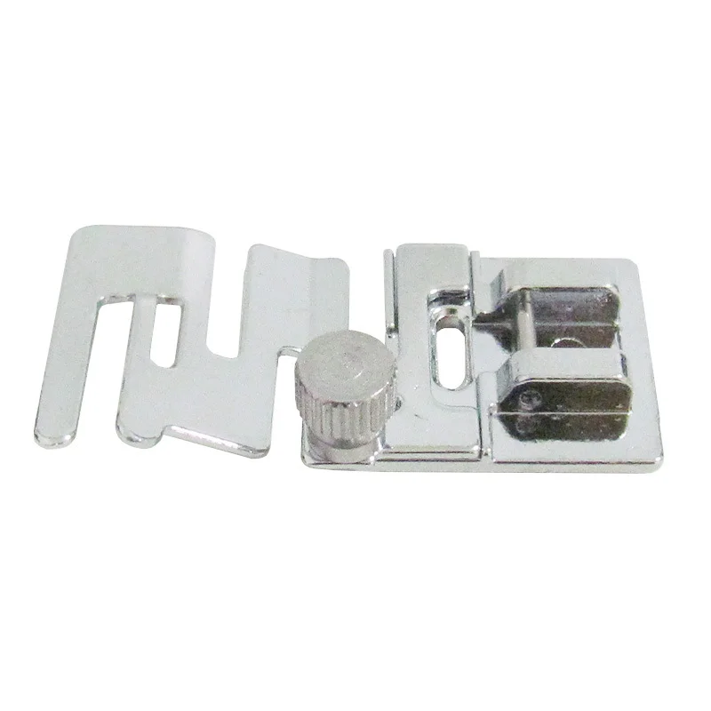Adjustable Elastic Tape Presser Foot Chrome Plated All Steel Snap On Sewing Foot for Household Multi-Function Machine DIY Underw view 4