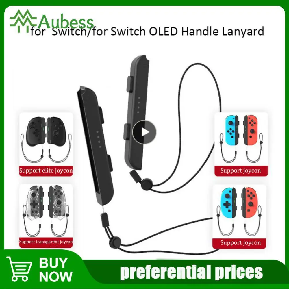 Band Hand Rope Lanyard Black For Switch Joycon Adjustable For Ns Switch Oled Portable Controller Accessories Wrist Strap