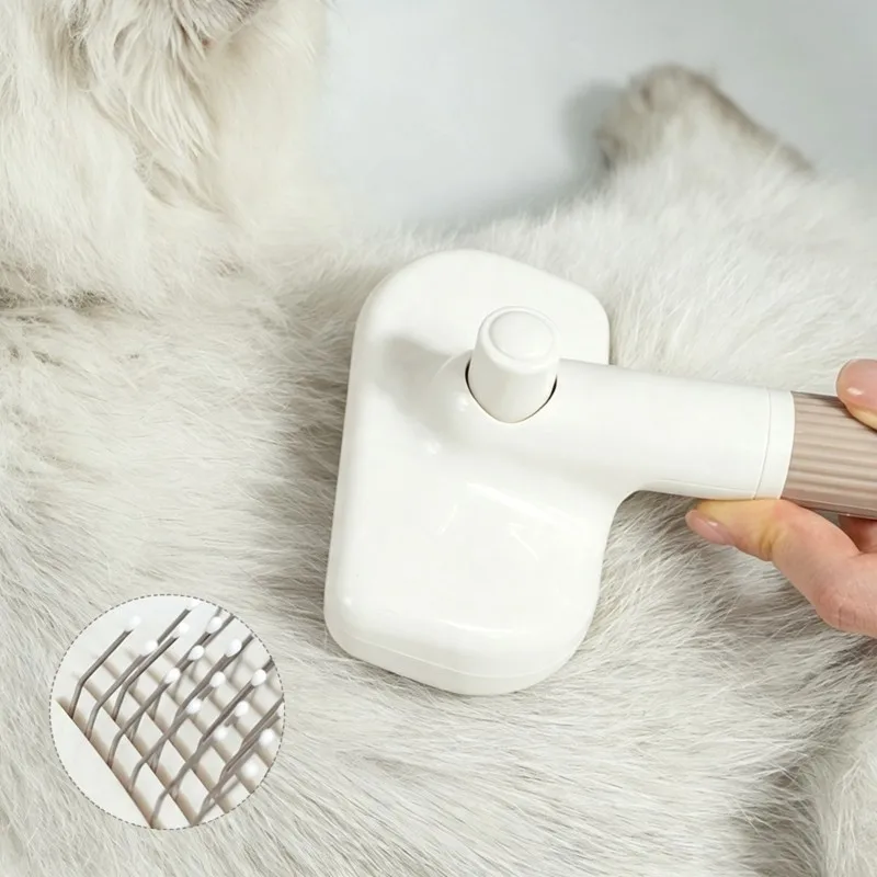 THIVN-For Cats And Dogs 3-In-1 Pet Comb-ABS Material, For Grooming Tool De-Shedding Functionality
