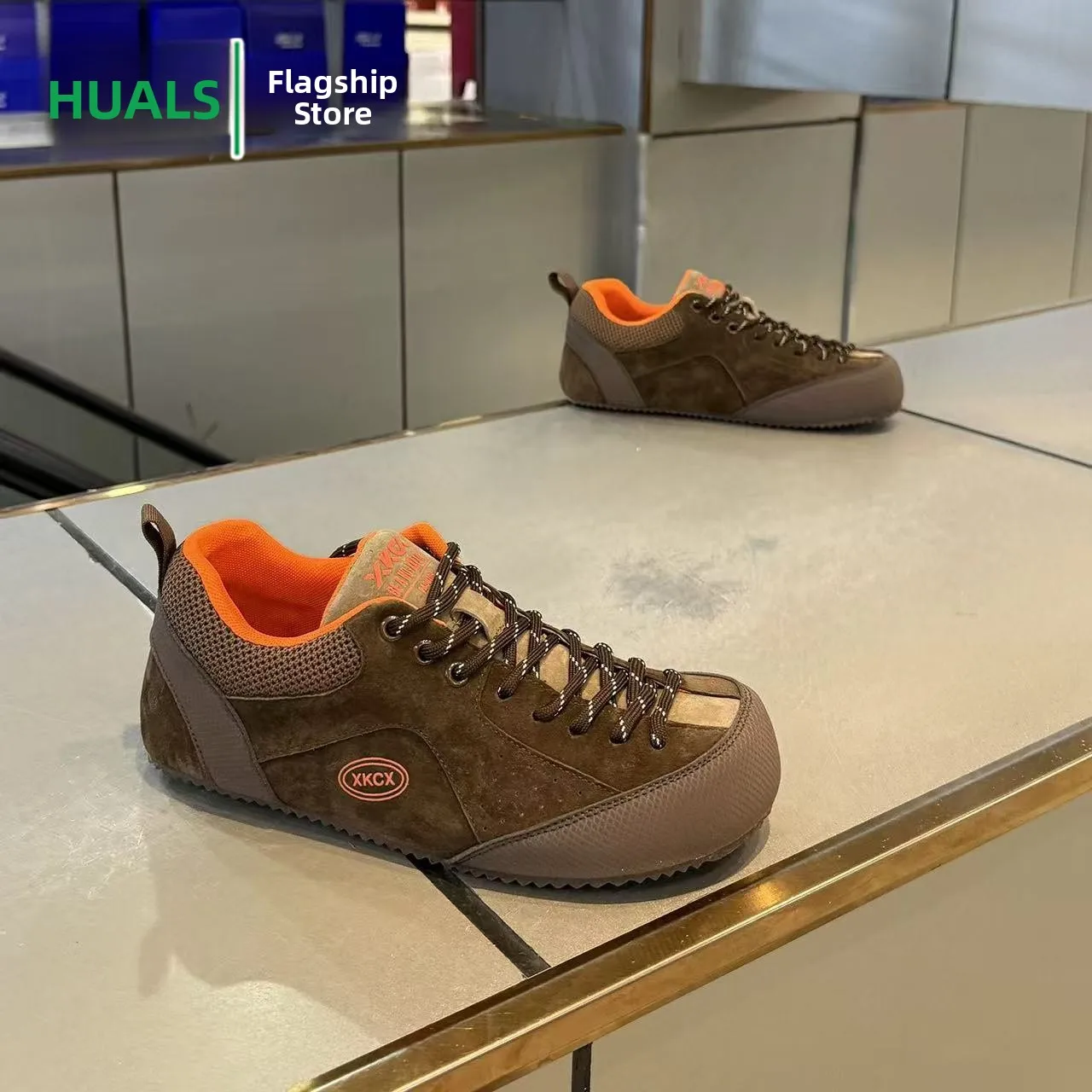 Men's Breathable Casual Sports Shoes Soft Bottom Anti-Slip Trendy All-Match Autumn New Arrival Flat Laced Outdoor Leisure Foo...