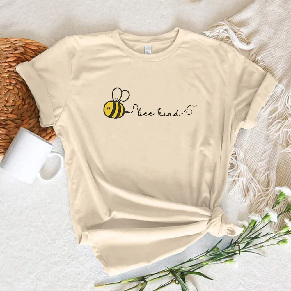 Bee t shirt women Y2K comic graphic top girl anime clothing