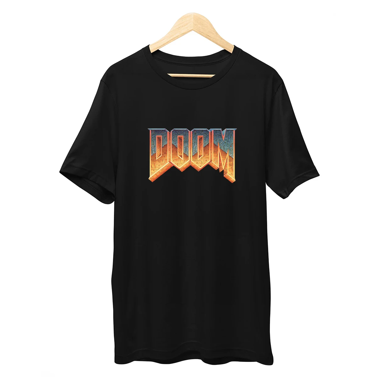 Doom T-shirts Casual Men's Clothes Short Sleeve Tees Summer Streetwear