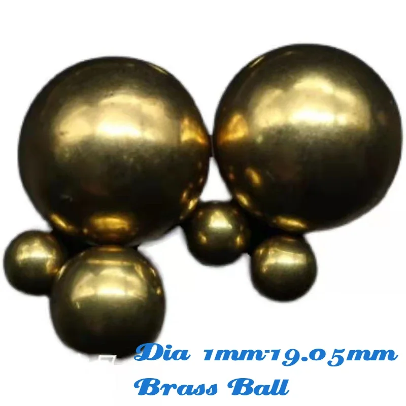 5-300pcs High Purity Copper 99.9% Beads Solid Pure Copper Brass Precision Copper Ball Without Hole Diameter=1mm-19.05mm