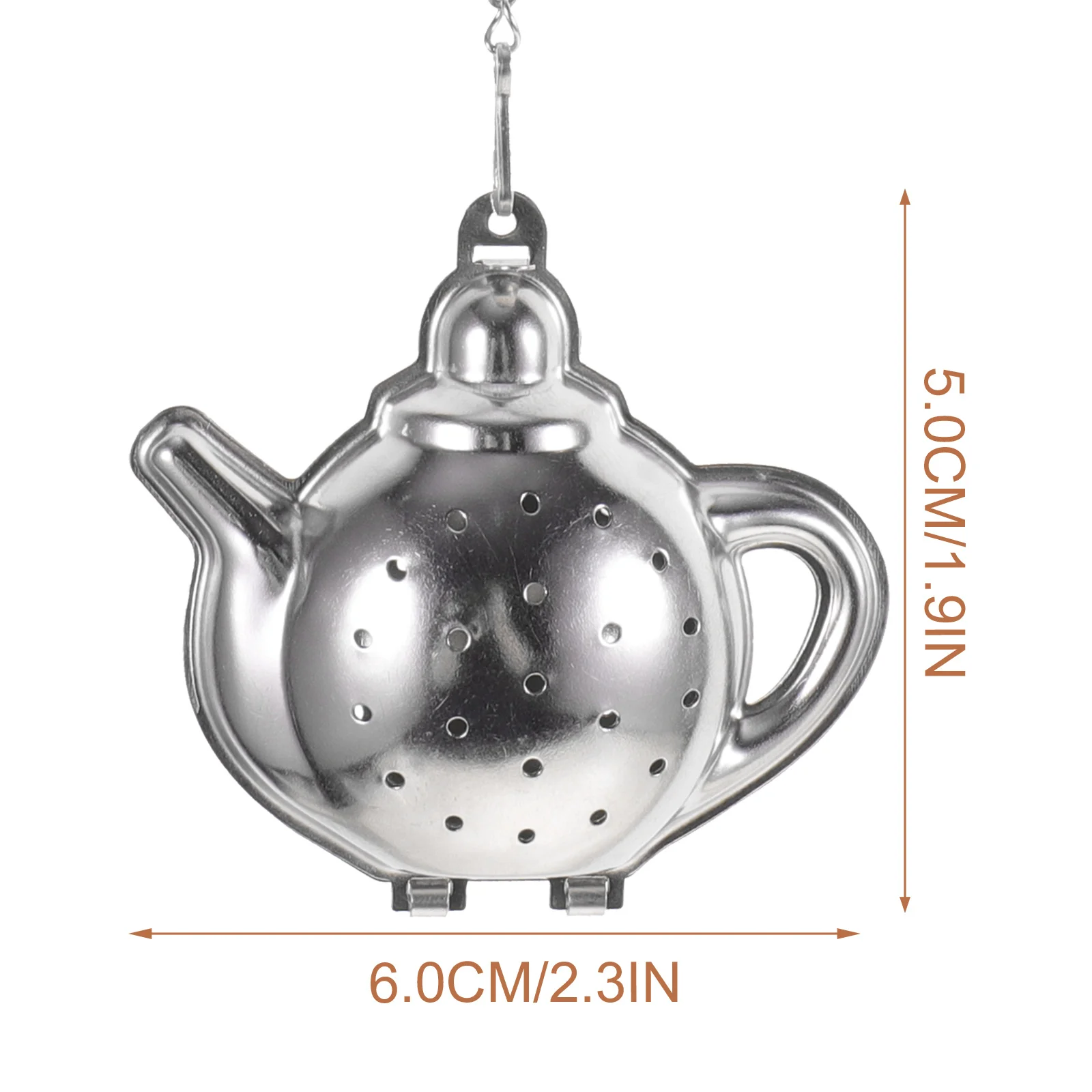 

2pcs Stainless Reusable Stainless Steel Infuser Fine Infuser Mesh Ball For Loose Leaf Tea Portable Kitchen Tea Strainer Tool