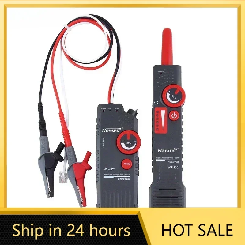 Noyafa-干渉防止ネットワークケーブルロケーター、壁および地下ケーブル用のワイヤー検出ツール、NF-820