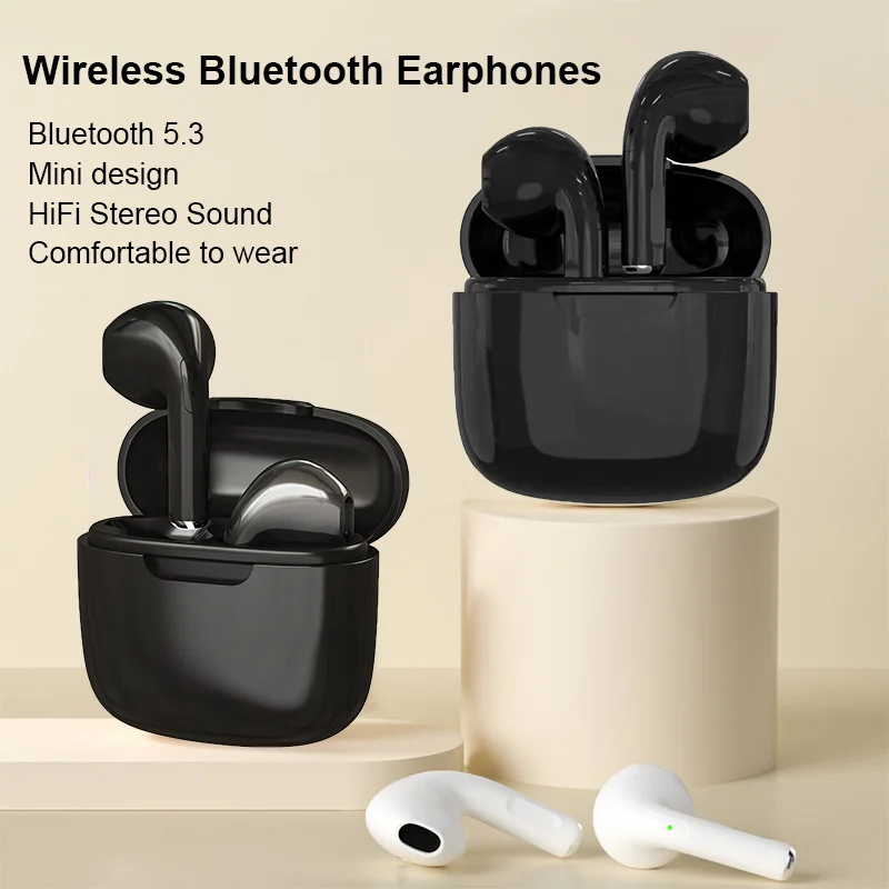 

Bluetooth EarphoneS Wireless HeadphoneS With Mic Mini Pro 4c Hi-Fi Stereo PODS Earbuds Bluetooth 5.3 A2 TWS For Xiaomi Air pids