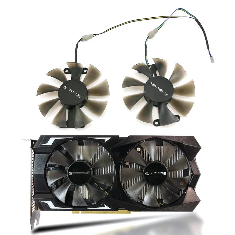 

New GA91S2H 12V 0.35A 86mm RX 560 4Pin VGA Fan For SAPPHIRE RX560 Graphics Card Cooling Fan