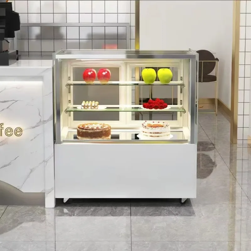 

Китайский двухтемпературный холодильник-витрина для тортов с цифровым контролем температуры, из нержавеющей стали, с воздушным охлаждением и автоматической разморозкой