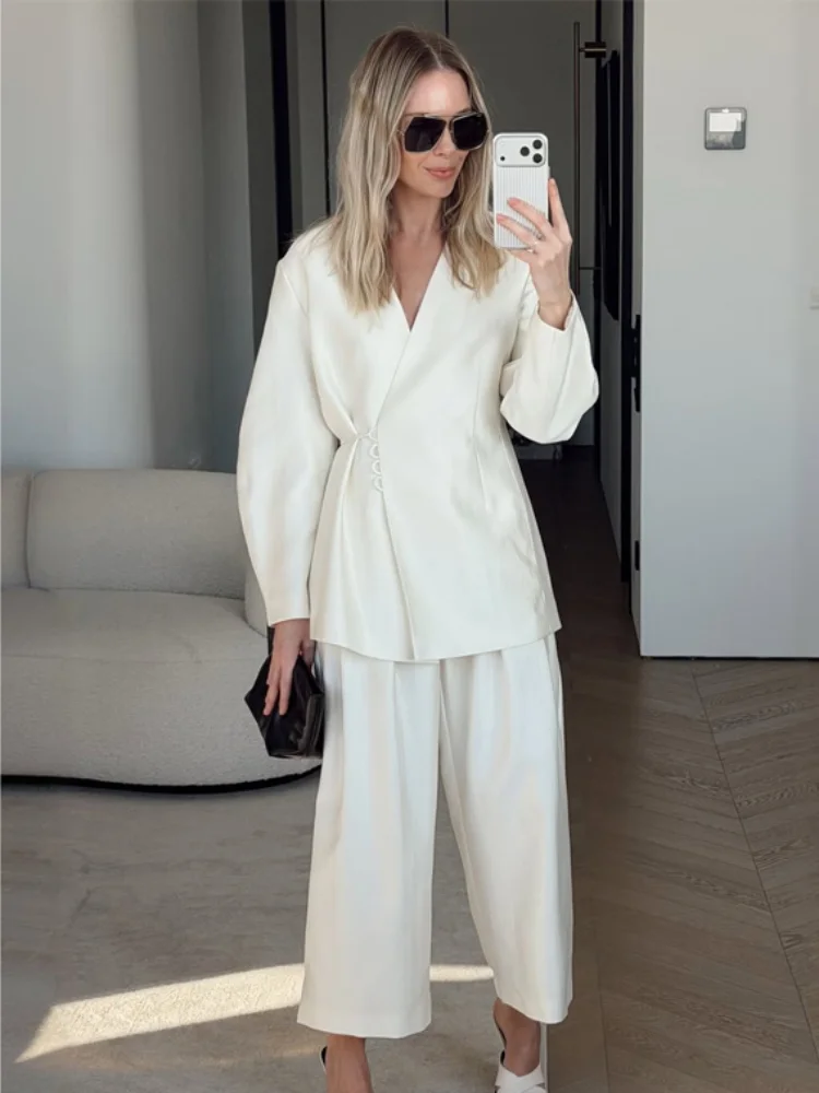Chic Lace Up Suit Set Women So - Party Games Switch recension och pris