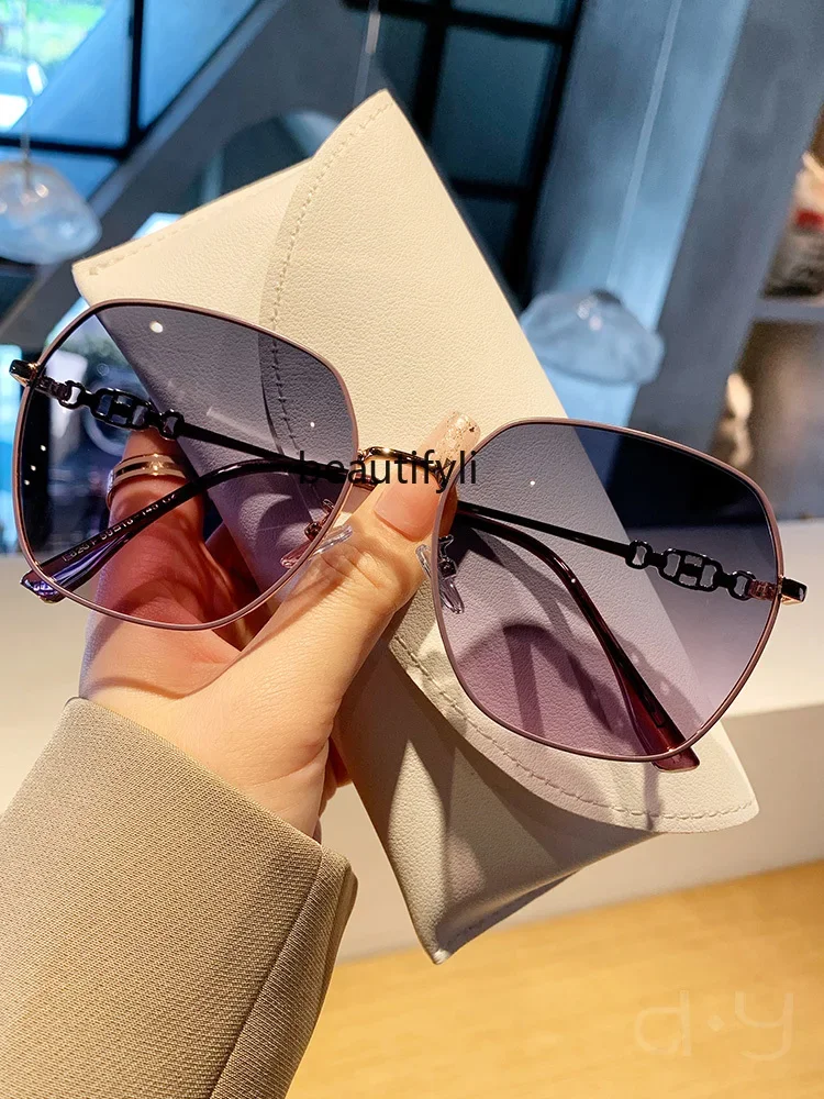 Women's sunglasses can be equipped with myopia advanced sense anti-ultraviolet special polarized sunglasses