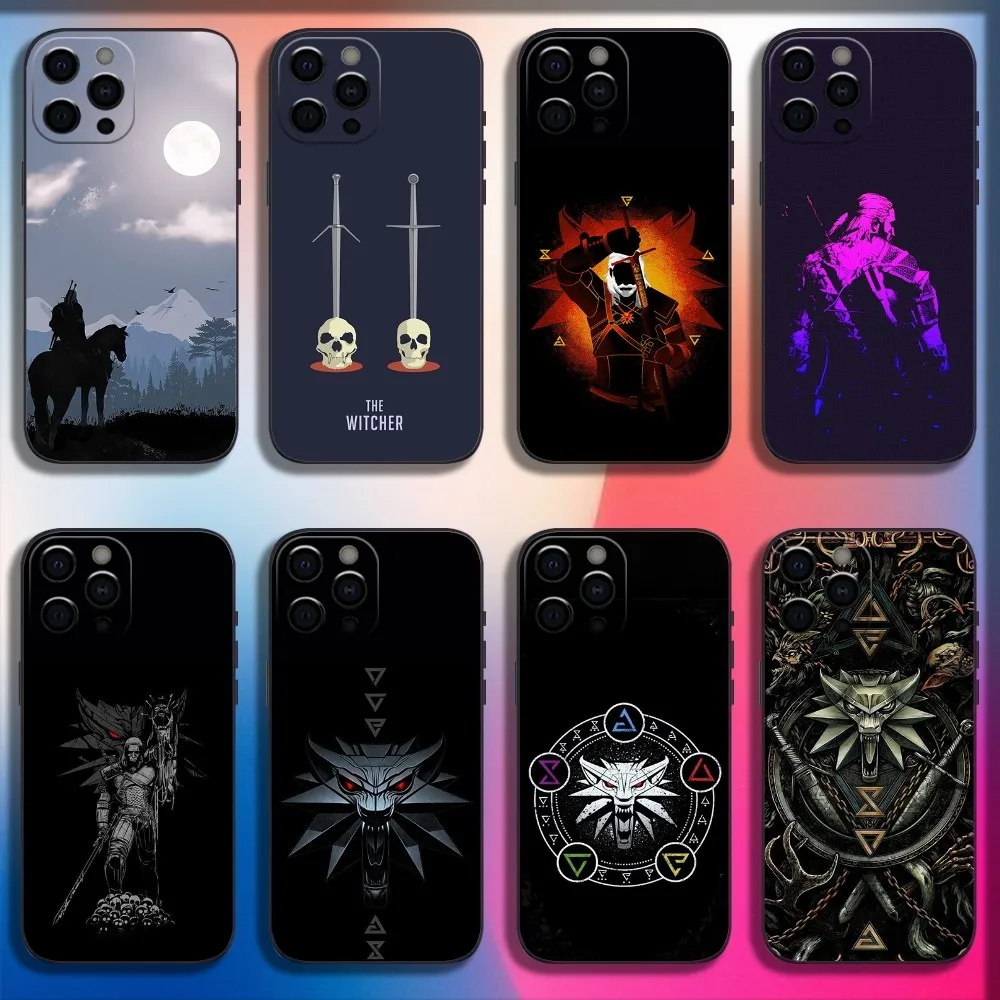 

W-Witchers-S 3 Game Phone Case For iPhone 16,15,14,13,12,11,Pro,X,XS,Max,XR,Plus,Mini Soft Black Cover