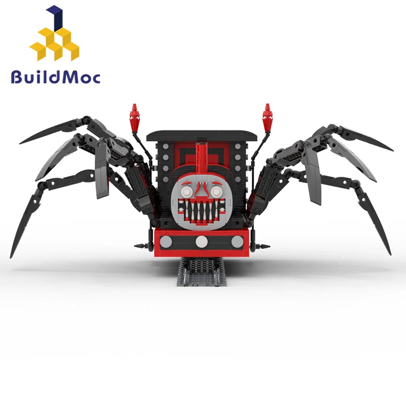 

BuildMoc Choo-Choo Charles Building Blocks Set Large Size Horrors Game Spider Train Animal Figures Bricks Toys For Children Gift