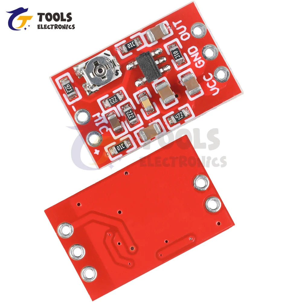 

DC 3-5V Electret Microphone Preamp Module Adjustable Gain Noise Pickup Microphone Amplifier Board for Audio Projects