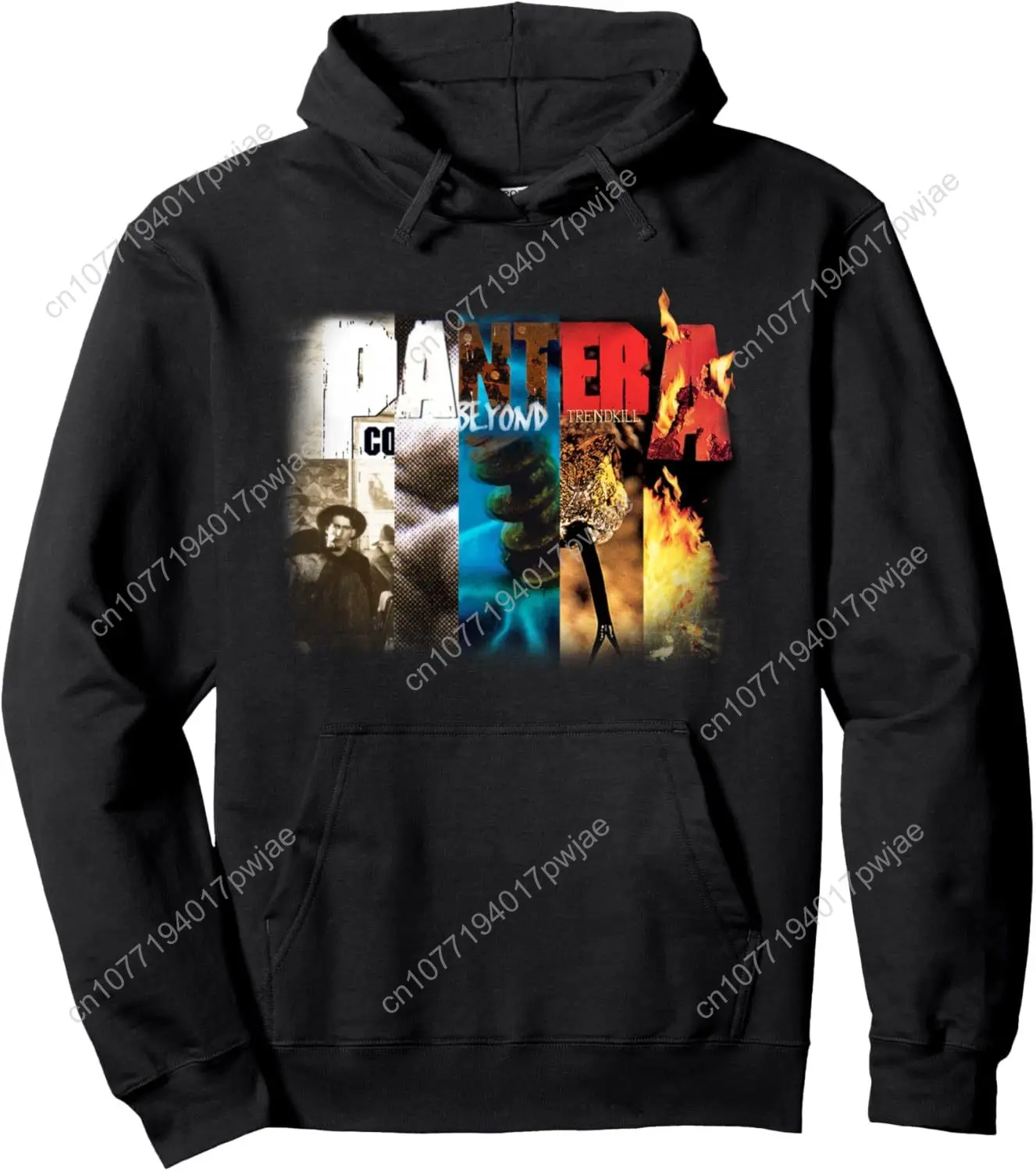 

Pantera Official Collage Album Music Fashion Pullover Hoodie