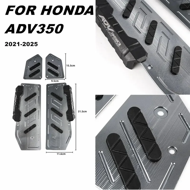 

Anti-Slip Aluminum Alloy Footpads for Honda ADV350 2021-2025 Scooter Motorcycle New Modified Footrest