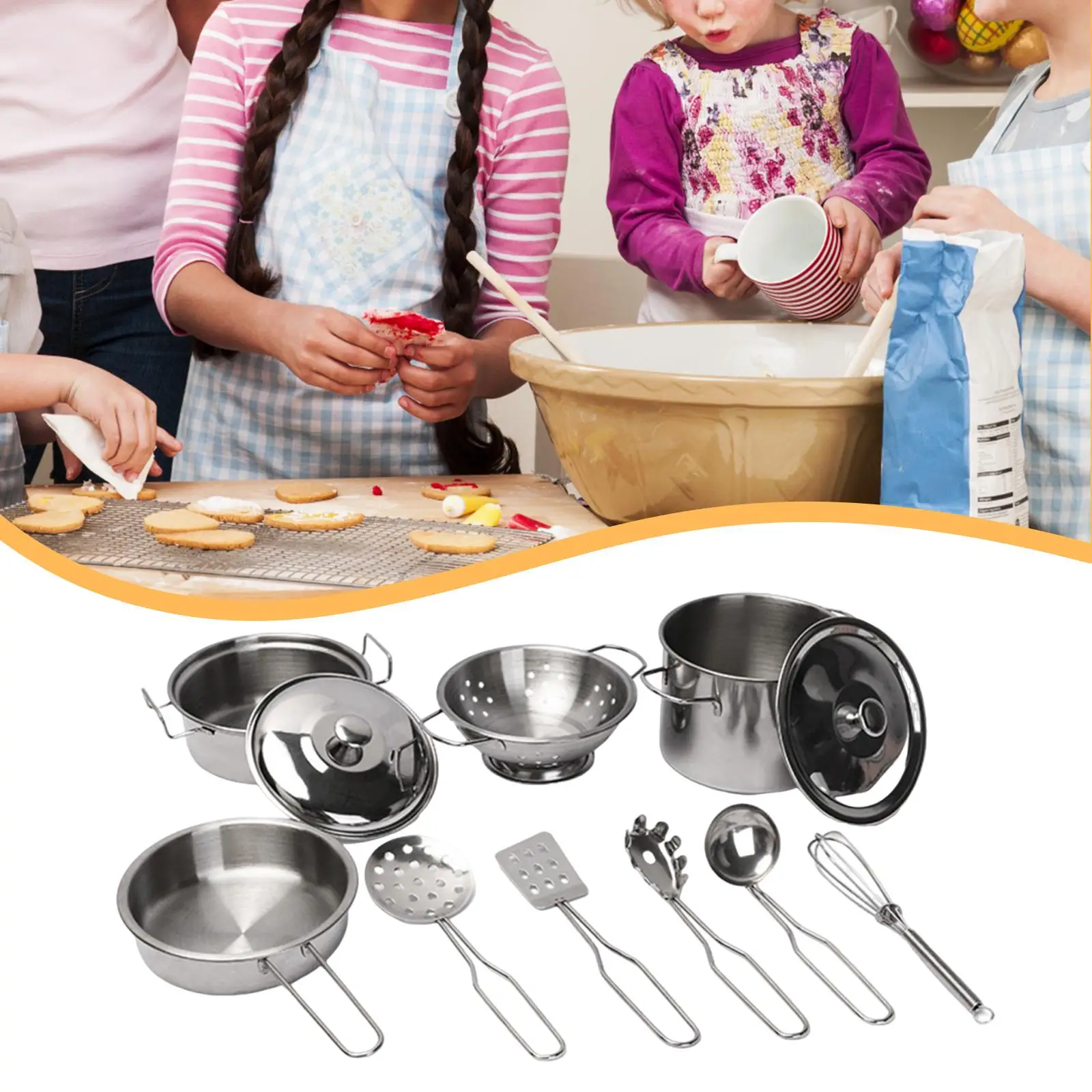 Playset Pentole e padelle Cucina Giochi di finzione Giocattoli Scuola di Pasqua Apprendimento Festa Aula Gioco per bambini Cucina Giocattolo Riutilizzabile