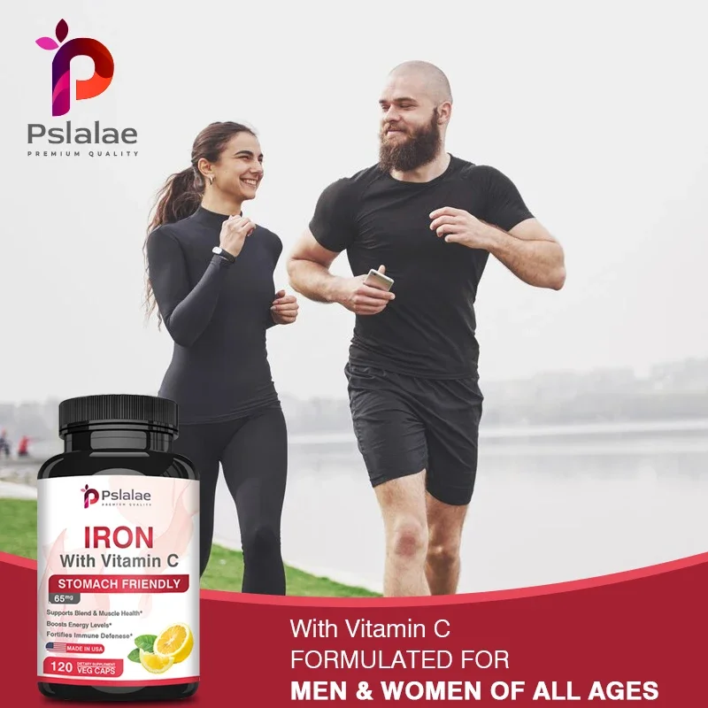 Iron and Vitamin C Supplements - Increase Energy, Improve Focus, and Improve Immune Function