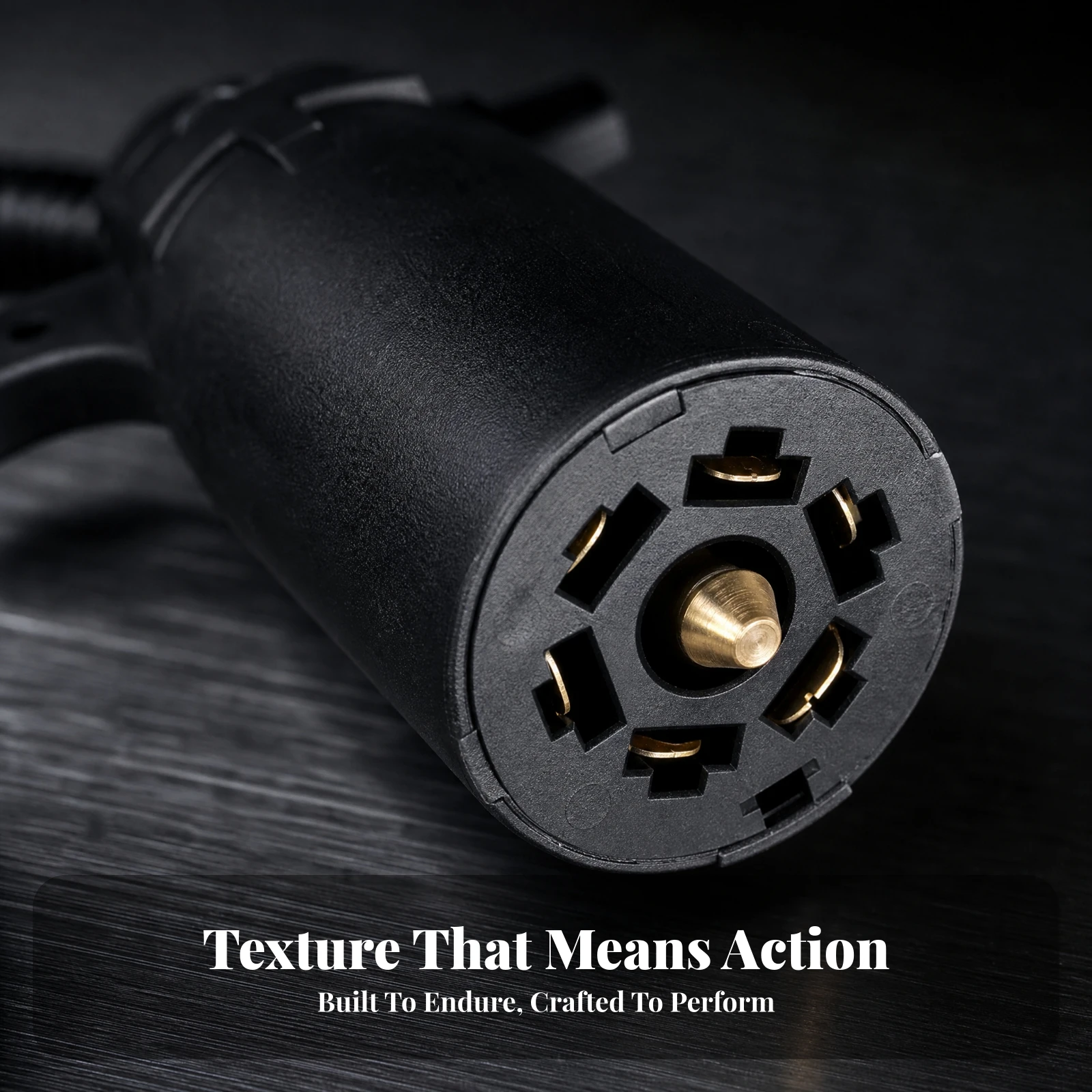 7-Pin to 4-Pin Trailer Wiring Adapter Waterproof American-Style Trailer Wiring Adapter with Dust Cap Weatherproof Guarding