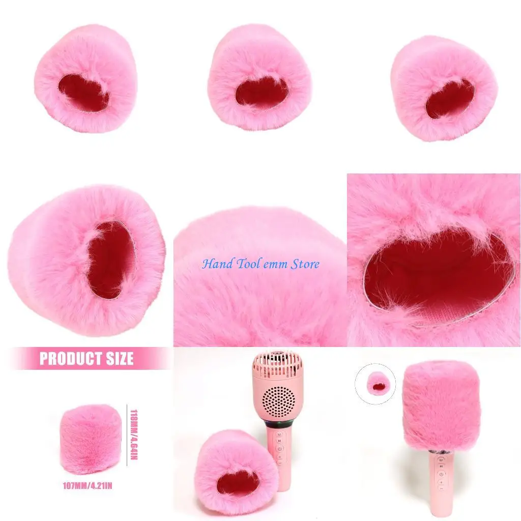 

H37F Artificial Plush Microphone Windshield For MC52 Microphones Cover