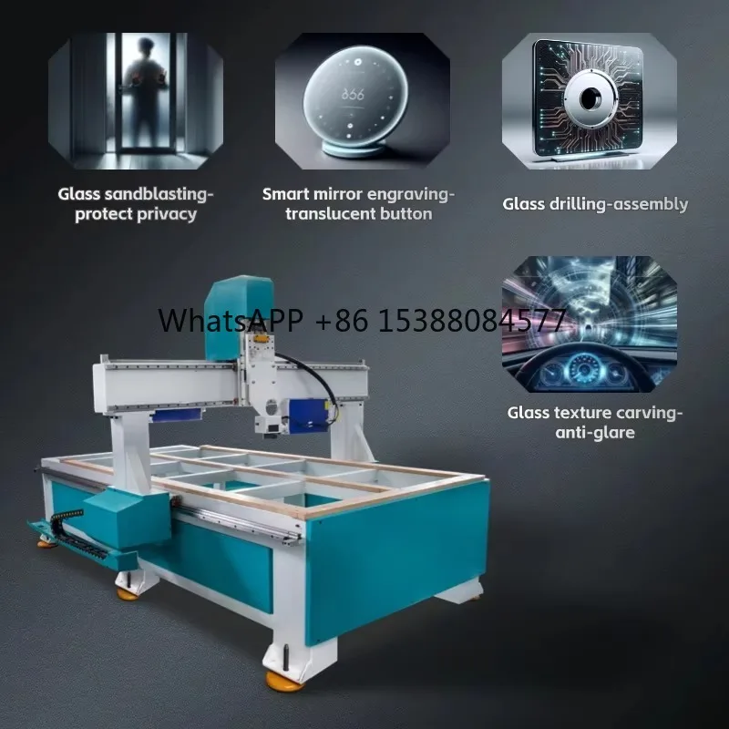 

AOGEO 1325 Sandblasting Glass Sandblasting Marking Machine Sandblasting Machine for Mirror
