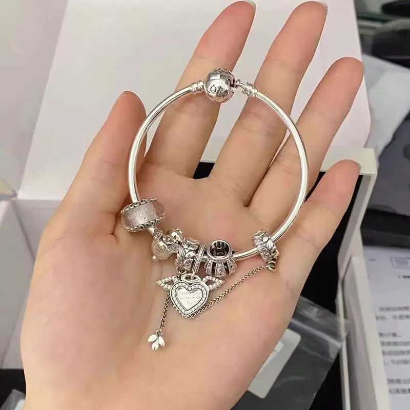 

Браслет Pulseras женский универсальный, изящный милое украшение с ангелом, подарок на день рождения