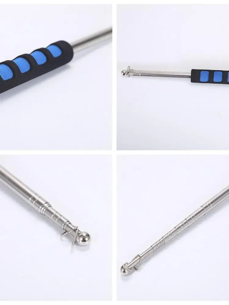 Drapeaux de 1,2 m/1,4 m/1,6 m/2 m, manche de drapeau télescopique, pointeur de présentation PPT, drapeau de guide touristique