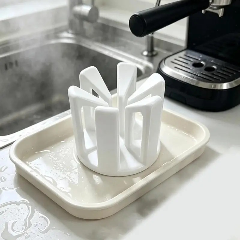 Coffee Funnel Holder Stand, 3D Printed Countertop Support with Round Base, Coffee Corner Organizers for Home Coffee Setups D2RD