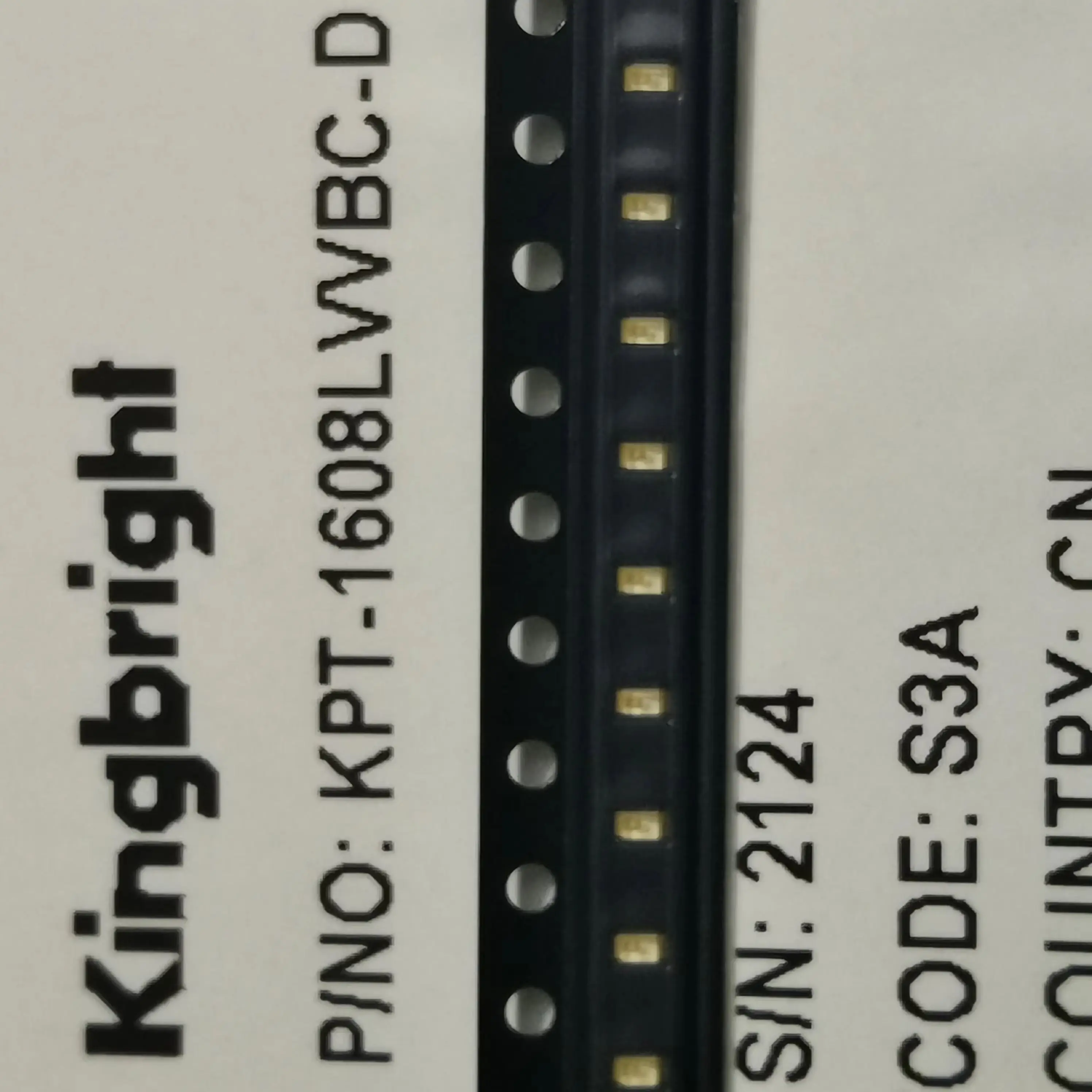 

50Pcs/KPT-1608LVVBC-D 0603 (1608) Blu-ray SMD LED Indicator