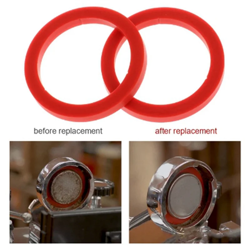 B58B-E61 Silicone Group Gasket 8.0MM Group Head Kit For Gaggia Coffee Machines O-Ring Gasket Coffeeware Leak-Proof Seal