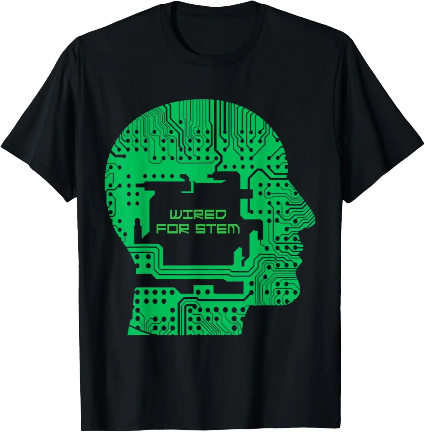 Computer Brain Circuit Board T-Shirt for STEM