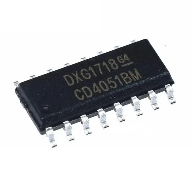 10PCS CD4051BM CD4051 4051 SOP-16   Plastic protective casing